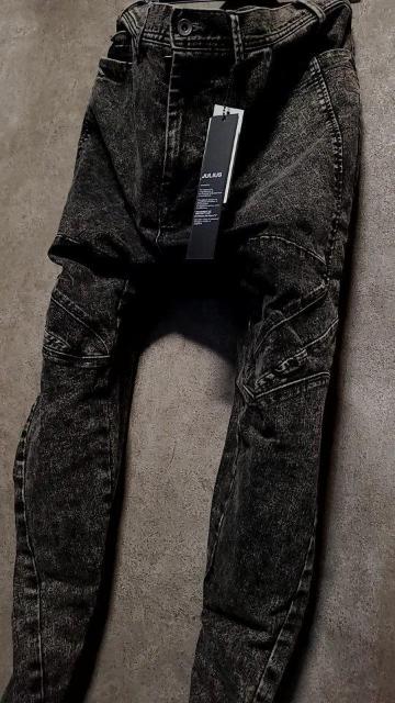 新品JULIUSユリウス ブリーチデニムライダースパンツ Acid Gray 3 < ブランド  新品JULIUSユリウス ブリーチデニムライダースパンツ Acid Gray 3 < ブランドの