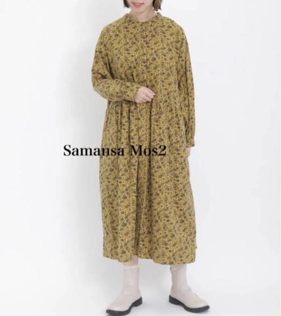 新品 Samansa Mos2柄アソートシャツワンピース < 女性ファッション  新品 Samansa Mos2柄アソートシャツワンピース < 女性ファッションの