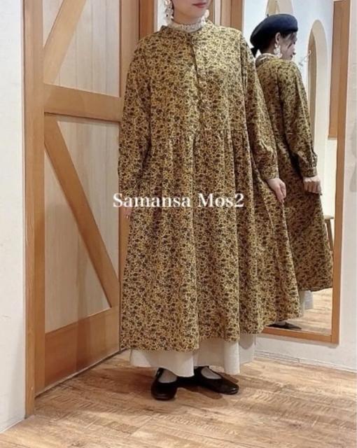 新品 Samansa Mos2柄アソートシャツワンピース < 女性ファッション  新品 Samansa Mos2柄アソートシャツワンピース < 女性ファッションの