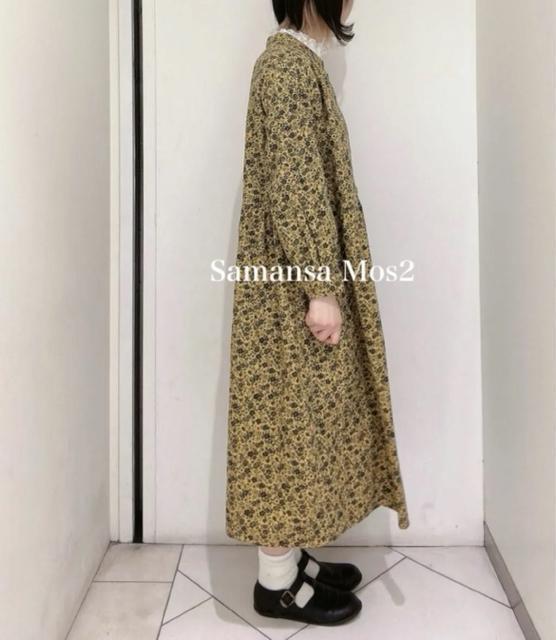 新品 Samansa Mos2柄アソートシャツワンピース < 女性ファッション  新品 Samansa Mos2柄アソートシャツワンピース < 女性ファッションの