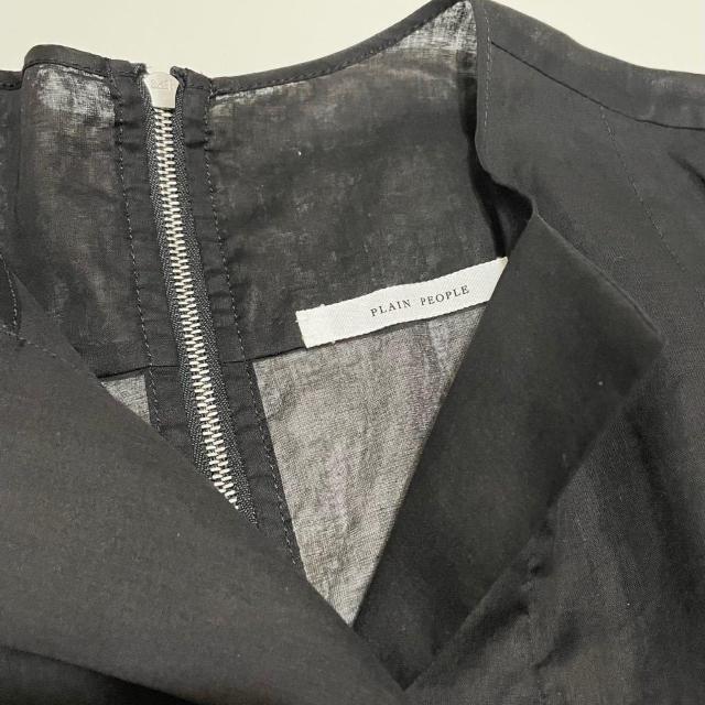 PLAIN PEOPLEプレインピープル ワンピース黒,, < 女性ファッション  PLAIN PEOPLEプレインピープル ワンピース黒,, < 女性ファッションの