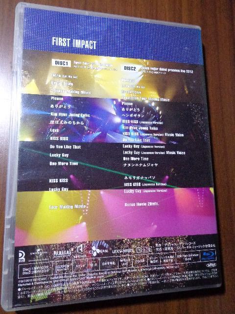 Blu-ray  KIM HYUN JOONG uFiRST IMPACTv CDABlu-ray DVD 2ő180~  ^gObY 