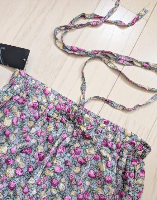 L★03★hot-ticket★小花柄サロペット★オールインワン★新品★送料無料 < 女性ファッション  L★03★hot-ticket★小花柄サロペット★オールインワン★新品★送料無料 < 女性ファッションの