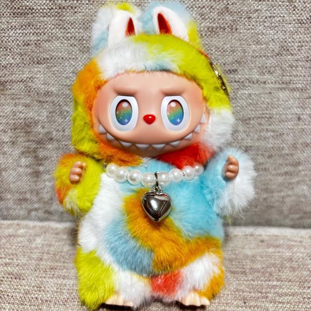 ラブブ レインボー カラフル 虹色 labubu LABUBU ぬいぐるみ キーホルダー 可愛い 新品 < おもちゃ  ラブブ レインボー カラフル 虹色 labubu LABUBU ぬいぐるみ キーホルダー 可愛い 新品  < おもちゃの