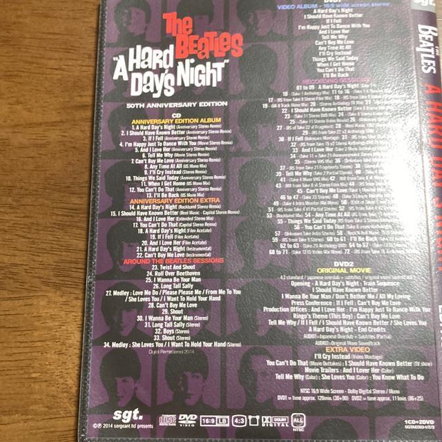 A 2DVD+1CD UEr[gY A HARD DAY'S NIGHT 50TH / THEBEATLES  ^gObY 