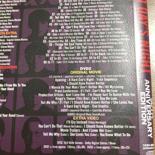 A 2DVD+1CD UEr[gY A HARD DAY'S NIGHT 50TH / THEBEATLES  ^gObY 