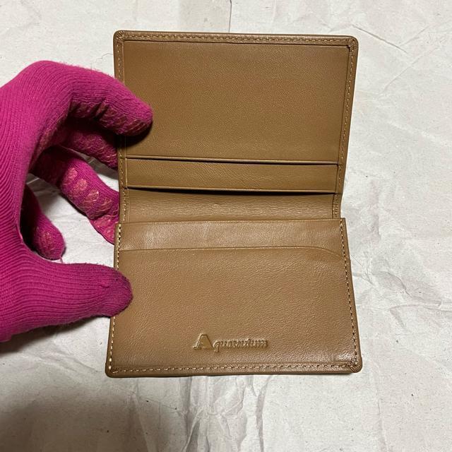 【AQUASCUTUM / アクアスキュータム】 レザー / カードケース 名刺入れ 定期入れ < ブランド 【AQUASCUTUM / アクアスキュータム】 レザー / カードケース 名刺入れ 定期入れ < ブランドの