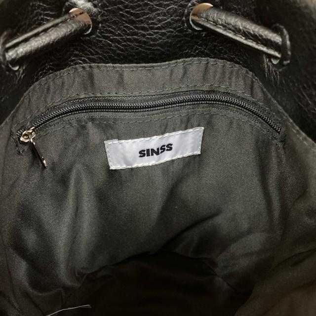 ���� SINSS 2way drawstring bag �В��o�b�O �u���b�N �� �����t�@�b�V������ 
