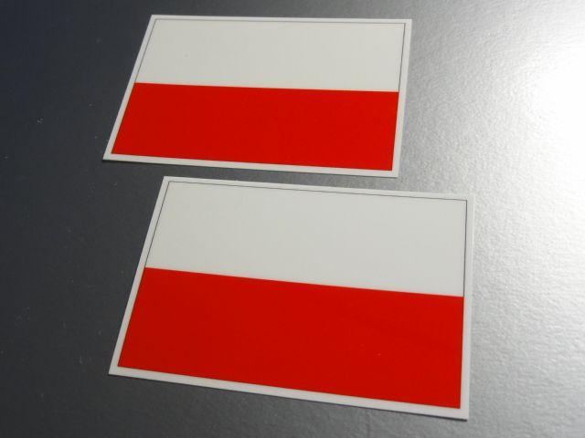 ■ポーランド国旗ステッカー2枚セット即買■スーツケースなどに < 自動車/バイク ■ポーランド国旗ステッカー2枚セット即買■スーツケースなどに < 自動車/バイク