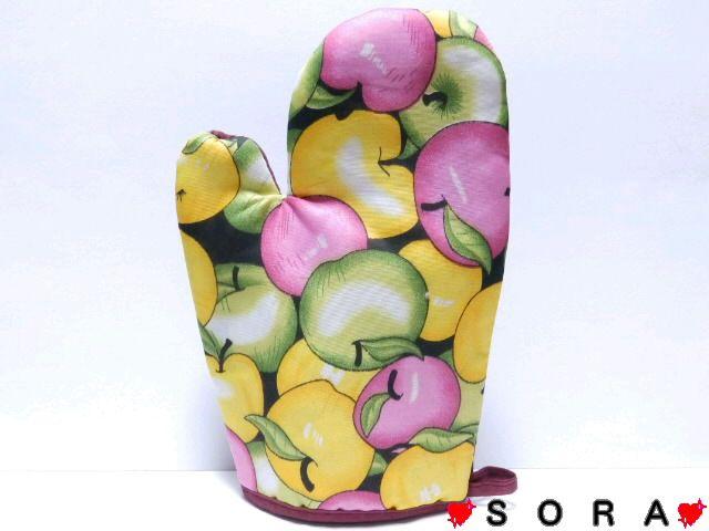 キッチンミトン.オーブンミトン カラフル リンゴ柄♪グローブ ミトン 鍋つかみ < インテリア/ライフ キッチンミトン.オーブンミトン カラフル リンゴ柄♪グローブ ミトン 鍋つかみ < インテリア/ライフの