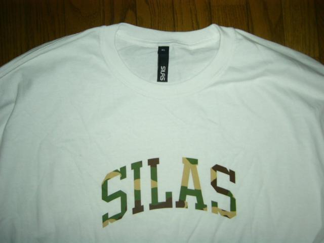 SILAS サイラス カットソー XL白 迷彩ロゴLOGO ロンTシャツ DRAWCORD HEM LS TEE ビッグシルエット < ブランド  SILAS サイラス カットソー XL白 迷彩ロゴLOGO ロンTシャツ DRAWCORD HEM LS TEE ビッグシルエット < ブランドの