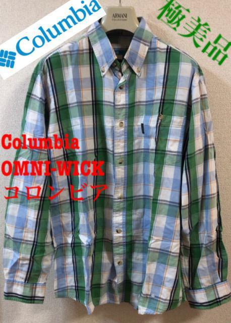 ColumbiaOMNI-WICKコロンビア極美品長袖シャツマルチカラチェックドレスシャツビジネス通勤プライベート活躍素敵存在感 < 男性ファッション  ColumbiaOMNI-WICKコロンビア極美品長袖シャツマルチカラチェックドレスシャツビジネス通勤プライベート活躍素敵存在感  < 男性ファッションの