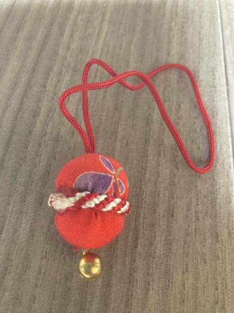 1777.未使用☆鈴付き和花柄根付 < 女性ファッション  1777.未使用☆鈴付き和花柄根付  < 女性ファッションの