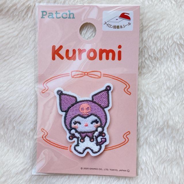 サンリオ クロミ アイロン接着 刺繍 にこにこ ワッペン ハンドメイド N2m < おもちゃ  サンリオ クロミ アイロン接着 刺繍 にこにこ ワッペン ハンドメイド N2m  < おもちゃの