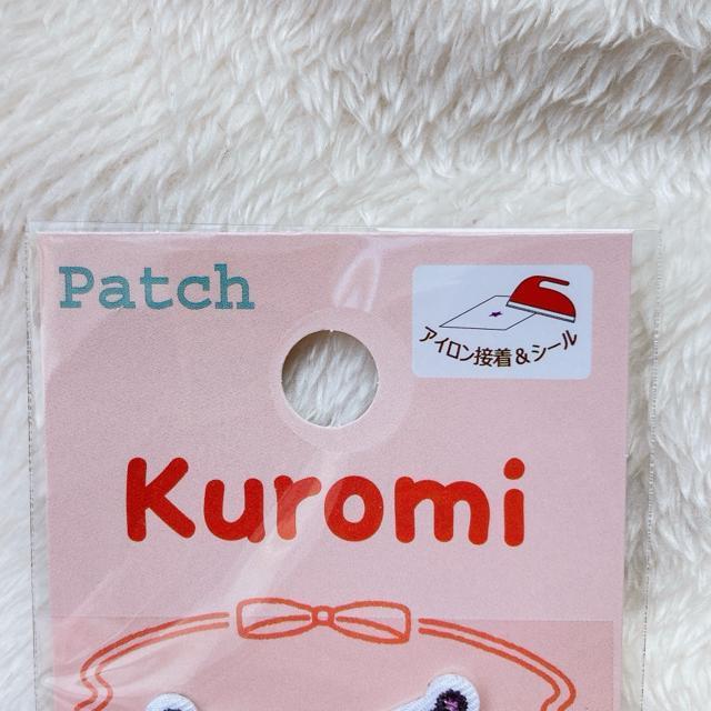 サンリオ クロミ アイロン接着 刺繍 にこにこ ワッペン ハンドメイド N2m < おもちゃ  サンリオ クロミ アイロン接着 刺繍 にこにこ ワッペン ハンドメイド N2m < おもちゃの