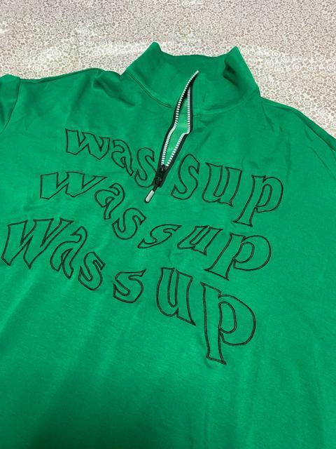 刺繍英字柄 フロントジップ tシャツ カットソー グリーン 大きいサイズ < 女性ファッション 刺繍英字柄 フロントジップ tシャツ カットソー グリーン 大きいサイズ < 女性ファッションの