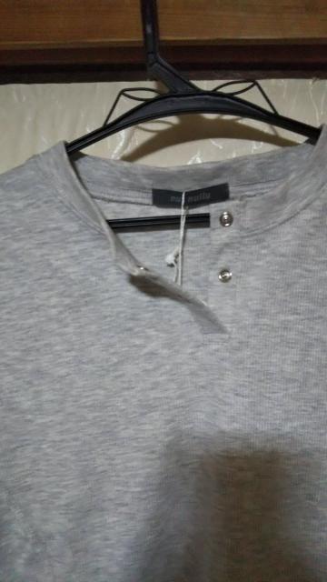 未使用新品タグ付 nui nullu 杢グレーショート丈tシャツ ヘンリーネックカットソー 半袖カットソー 送料無料即決 < 女性ファッション  未使用新品タグ付 nui nullu 杢グレーショート丈tシャツ ヘンリーネックカットソー 半袖カットソー 送料無料即決 < 女性ファッションの