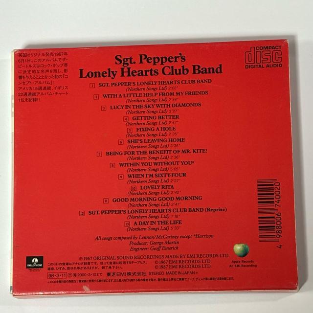 THE BEATLES / Sgt. Pepper's Lonely Hearts Club Band < CD/DVD/ビデオ  THE BEATLES / Sgt. Pepper's Lonely Hearts Club Band < CD/DVD/ビデオの