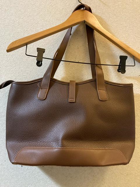 新品こげ茶かっちりトートバッグ < 女性ファッション  新品こげ茶かっちりトートバッグ < 女性ファッションの