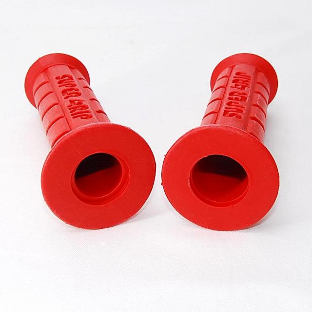 スーパーグリップ 125mm レッド 左右セット ハンドルグリップ バイク オートバイ ラバーグリップ スクーター 原付 < 自動車/バイク スーパーグリップ 125mm レッド 左右セット ハンドルグリップ バイク オートバイ ラバーグリップ スクーター 原付 < 自動車/バイク