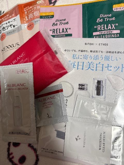 エトヴォス美白化粧水 美容液★ダイアン、ネクサスシャンプーセット★アルブランふきとりメイク落とし 美容液 < 香水/コスメ/ネイル エトヴォス美白化粧水 美容液★ダイアン、ネクサスシャンプーセット★アルブランふきとりメイク落とし 美容液 < 香水/コスメ/ネイルの