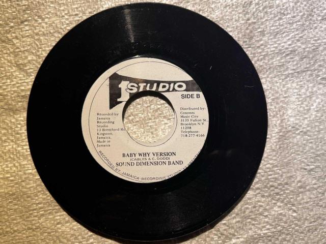 BABY WHY / SOUND DIMENSION BAND - BABY WHY VERSION�@1st STUDIO  �� CD/DVD/�r�f�I�� 