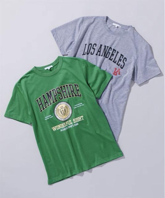 Lサイズ!2枚セット!高貴紳士的!ガレッジ柄!プリント!半袖Tシャツ!新品! < 男性ファッション Lサイズ!2枚セット!高貴紳士的!ガレッジ柄!プリント!半袖Tシャツ!新品! < 男性ファッションの