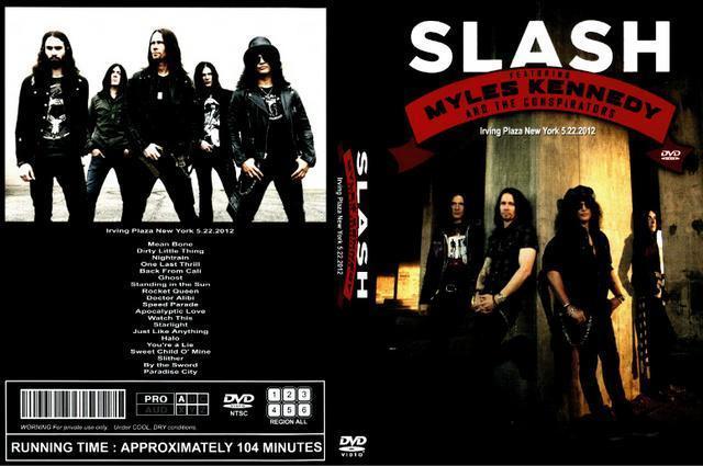 SLASH IRVING PLAZA NEW YORK 2012 XbV ŐV   CD/DVD/rfI 