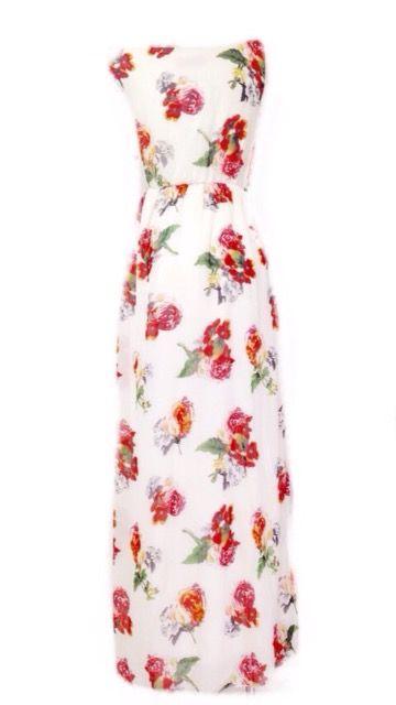 LATINAオフホワイトローズフラワーシフォンマキシワンピドレス < ブランド  LATINAオフホワイトローズフラワーシフォンマキシワンピドレス < ブランドの