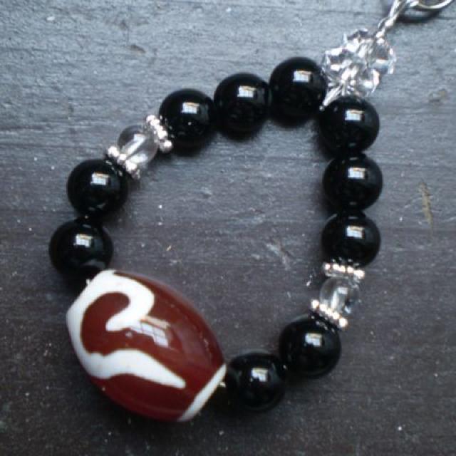 *如意天珠*オニキスx水晶ストラップ < 家電/AV *如意天珠*オニキスx水晶ストラップ < 家電/AVの