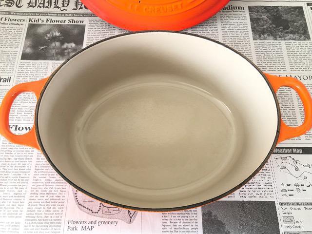 ル・クルーゼ オーバル オレンジ 25cm < インテリア/ライフ  ル・クルーゼ オーバル オレンジ 25cm < インテリア/ライフの