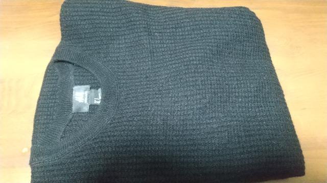 H&M★黒のセーター★CN(S)サイズ < 男性ファッション  H&M★黒のセーター★CN(S)サイズ < 男性ファッションの
