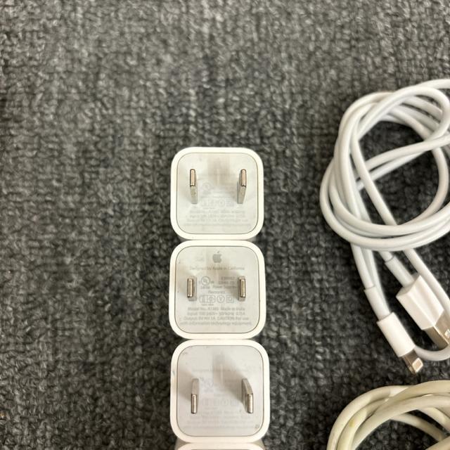 即決 純正品 Apple アップル iPhone ライトニング 充電器 5個セット < 家電/AV  即決 純正品 Apple アップル iPhone ライトニング 充電器 5個セット < 家電/AVの