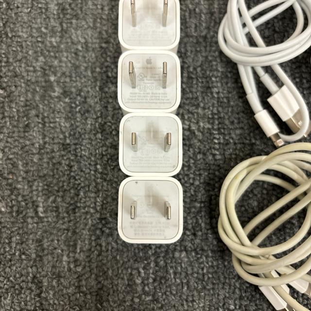即決 純正品 Apple アップル iPhone ライトニング 充電器 5個セット < 家電/AV  即決 純正品 Apple アップル iPhone ライトニング 充電器 5個セット < 家電/AVの