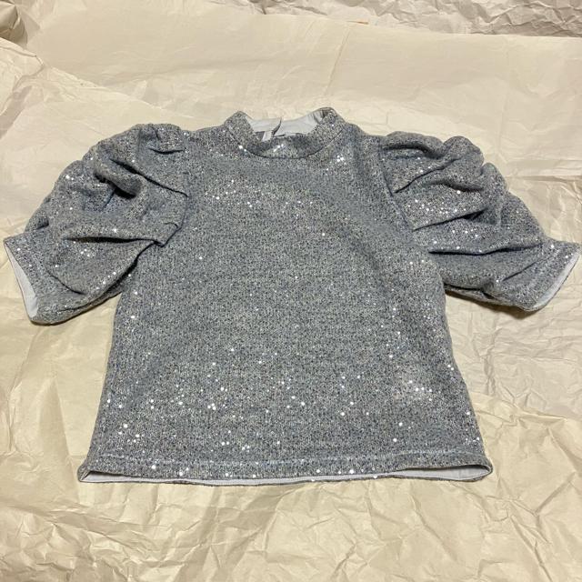 【Lily Brown / リリーブラウン】スパンコールパフスリーブトップス O < ブランド  【Lily Brown / リリーブラウン】スパンコールパフスリーブトップス O  < ブランドの