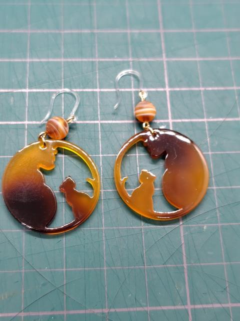 親子猫ピアス < 女性ファッション 親子猫ピアス < 女性ファッションの