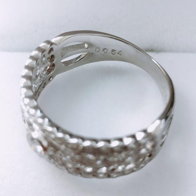 �_�C�������h ���[�X�� �~���ł� �����O Pt950 0.54ct 5.9g �� �����A�N�Z�T���[/���v�� 