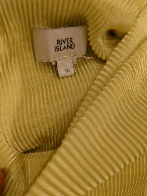 RIVER ISLAND ライムグリーン ノースリーブワンピース 10 Мサイズ < 女性ファッション RIVER ISLAND ライムグリーン ノースリーブワンピース 10 Мサイズ < 女性ファッションの