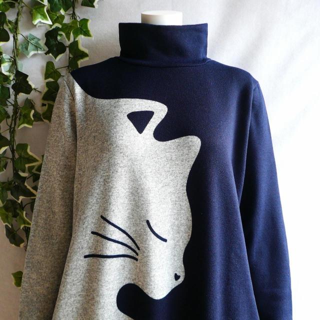 �V�i a050 ML ���N�� �傫�Ȃ˂��� �z�F �����s�[�X ���n �H �~ �n�C�l�b�N �X�g���b�` �j�b�g�\�[ �������� �� �����t�@�b�V������ 