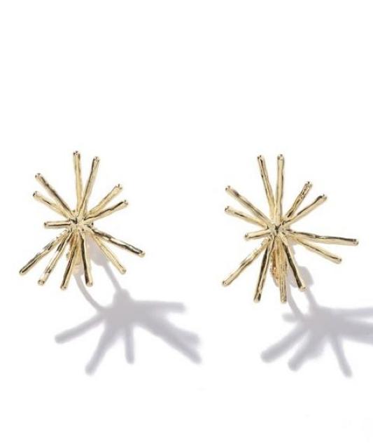 Luxury【新品未使用】スパークパーツピアス●金ゴールド●花火 フラワー花●メタルピアス < 女性アクセサリー/時計  Luxury【新品未使用】スパークパーツピアス●金ゴールド●花火 フラワー花●メタルピアス < 女性アクセサリー/時計の