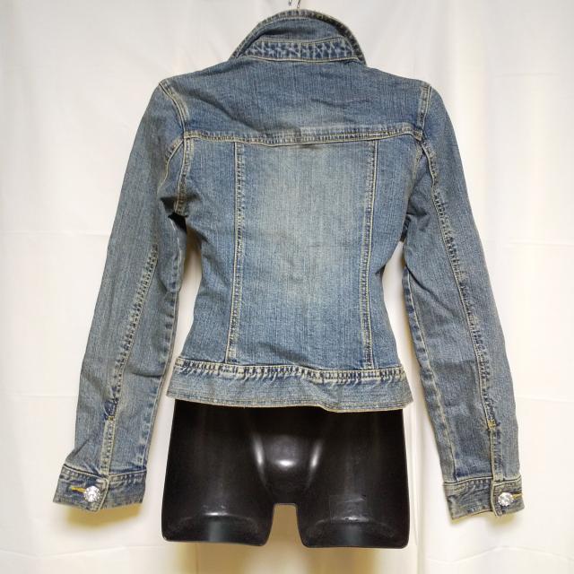 襟ワイヤー入りGジャン/デニムジャケット★キラキラボタン < 女性ファッション 襟ワイヤー入りGジャン/デニムジャケット★キラキラボタン < 女性ファッションの