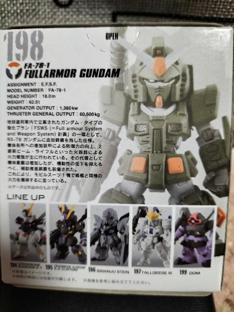 ガンダム コンバージ 198 フルアーマー・ガンダム 未開封 新品 限定 < アニメ/コミック/キャラクター  ガンダム コンバージ 198 フルアーマー・ガンダム 未開封 新品 限定 < アニメ/コミック/キャラクターの