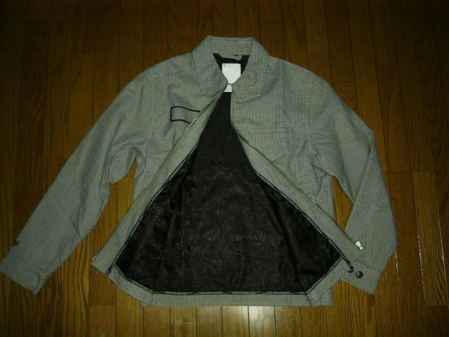 NEIGHBORHOOD ネイバーフッド ジップ シャツ ジャケット 1S 千鳥格子柄 裏地ペイズリー < ブランド  NEIGHBORHOOD ネイバーフッド ジップ シャツ ジャケット 1S 千鳥格子柄 裏地ペイズリー < ブランドの