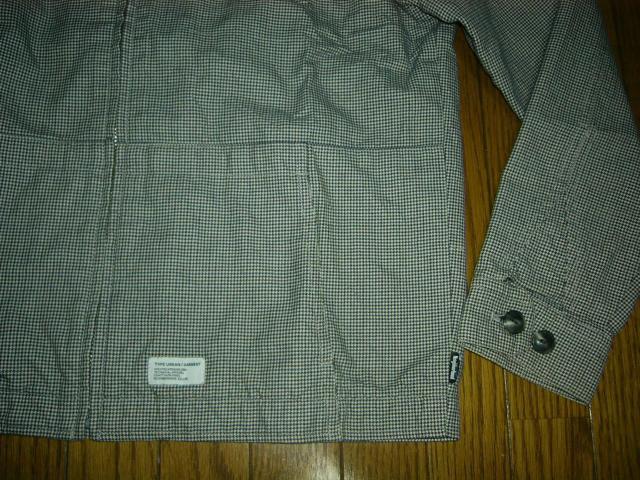 NEIGHBORHOOD ネイバーフッド ジップ シャツ ジャケット 1S 千鳥格子柄 裏地ペイズリー < ブランド  NEIGHBORHOOD ネイバーフッド ジップ シャツ ジャケット 1S 千鳥格子柄 裏地ペイズリー < ブランドの