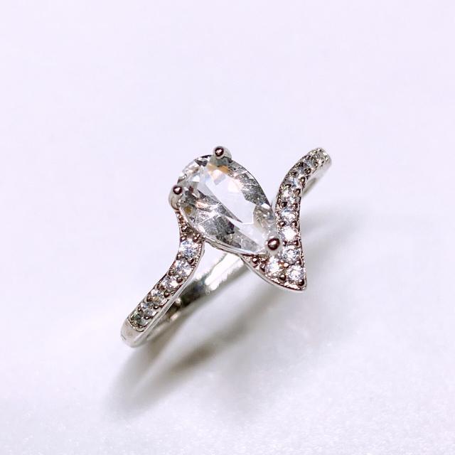 最高級ルース 天然ブラジル産水晶 1ct 宝石 フリーサイズリング < 女性アクセサリー/時計  最高級ルース 天然ブラジル産水晶 1ct 宝石 フリーサイズリング  < 女性アクセサリー/時計の