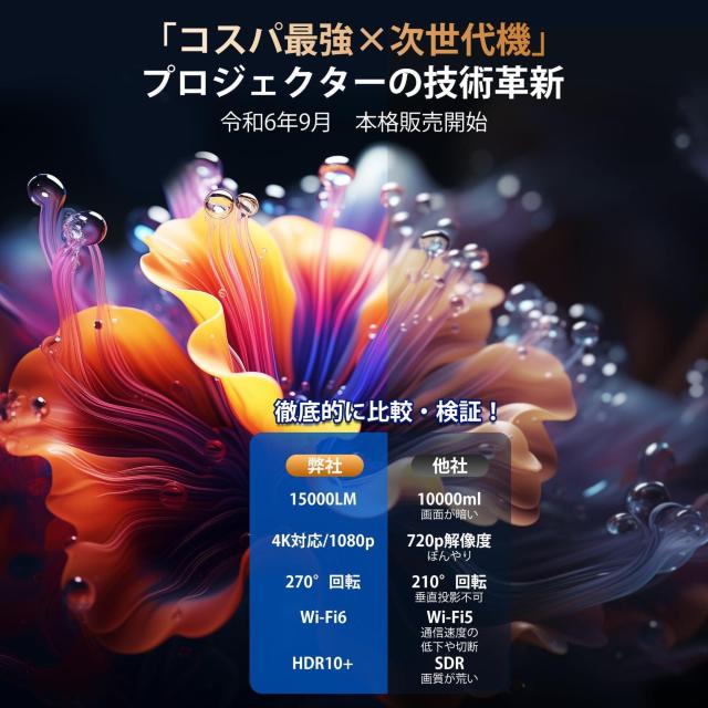 �y���邳�v���X��270����]��������`�␳�z�v���W�F�N�^�[���^ �z�[���v���W�F�N�^�[���o�C���v���W�F�N�^�[ �� �Ɠd/AV�� 