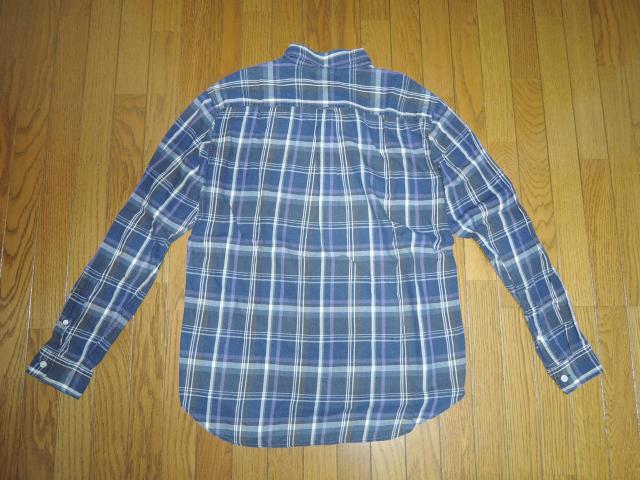 HEAD PORTER PLUS ヘッドポータープラス + チェックシャツ M 紫系 長袖 薄手 < ブランド  HEAD PORTER PLUS ヘッドポータープラス + チェックシャツ M 紫系 長袖 薄手 < ブランドの