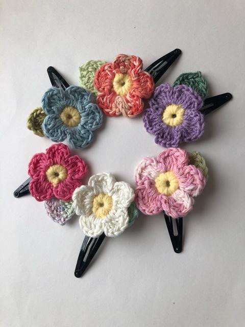 ハンドメイド パッチンピン 小花 小さなお子様用 ガーリー < 女性ファッション  ハンドメイド パッチンピン 小花 小さなお子様用 ガーリー < 女性ファッションの