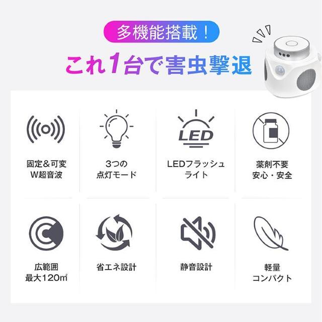 超音波 ネズミ 駆除 超音波 害虫対策 虫除け器 LEDフラッシュライト 省エネ 静音 無毒 無臭 安全 USB給電 < ペット/手芸/園芸  超音波 ネズミ 駆除 超音波 害虫対策 虫除け器 LEDフラッシュライト 省エネ 静音 無毒 無臭 安全 USB給電 < ペット/手芸/園芸の