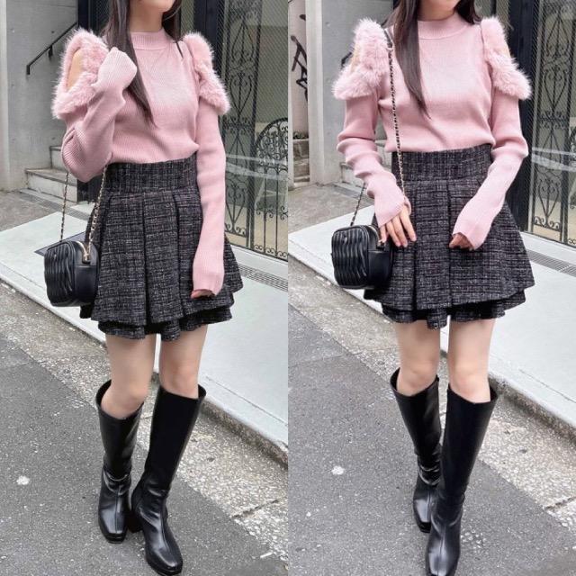 INGNI★ファー付き肩あきニット★ < ブランド INGNI★ファー付き肩あきニット★ < ブランドの